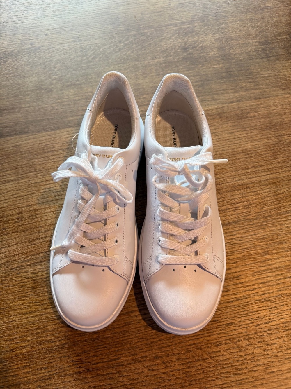 Tory Burch White Leather Howell Court